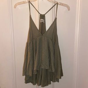 Urban Outfitters Lola Thermal Babydoll Tank